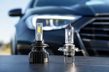 LED-lampor jämfört med halogen i bilen
