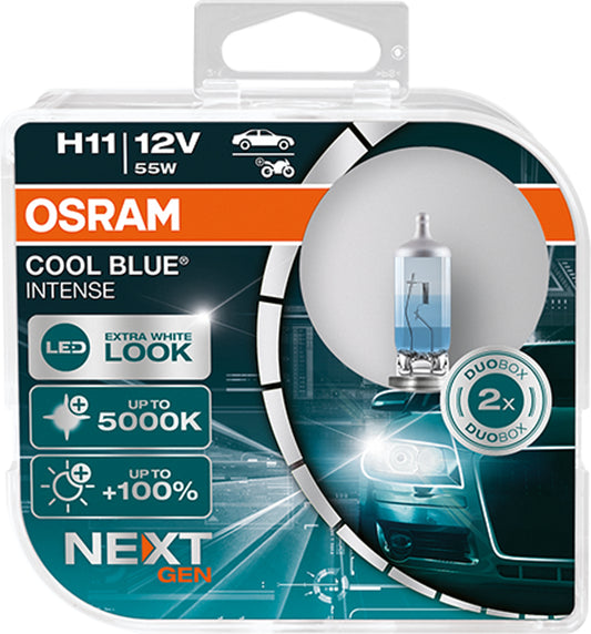 H11 12V 55W cool blue intense nextgen 5000K