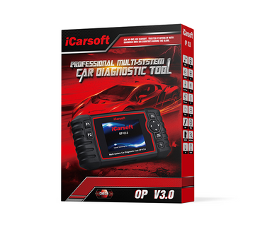 iCarsoft OP V3.0 OBD2 Felkodsläsare Opel Vauxhall – Diagnosverktyg med Full ECU, Servicefunktioner & Live Data