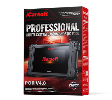 iCarsoft POR V4.0 Felkodsläsare för Porsche – Full Systemdiagnostik, Bi-direktionell styrning & Livstids fria uppdateringar