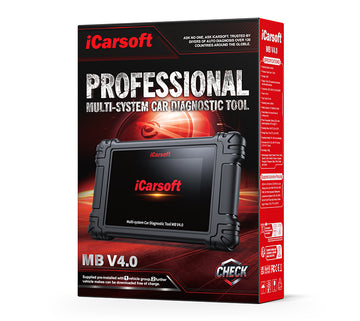 iCarsoft MB V4.0 OBD2 Felkodsläsare – Full Systemdiagnostik för Mercedes, Sprinter, Smart & Maybach med Bi-Directional Funktion & Livstids Uppdateringar
