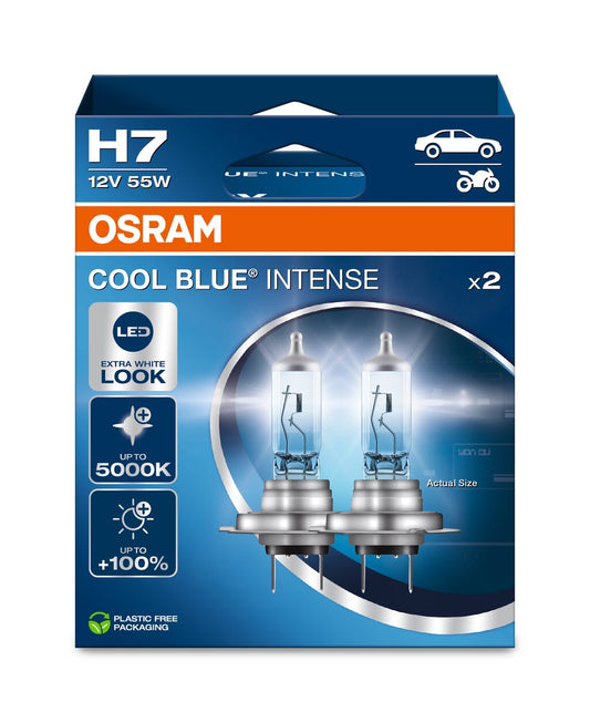 H7 12V 55W cool blue intense nextgen 5000K
