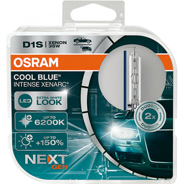 D1S Xenonlampor 2-pack från Osram med blå nyans