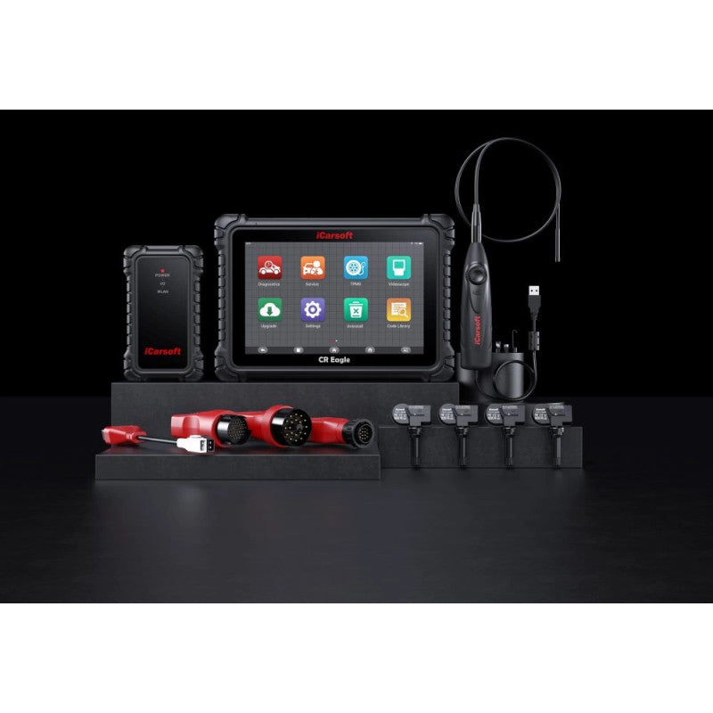 iCarsoft CR Eagle – Kraftfull diagnosverktyg med Bluetooth, DOIP & TPMS | Komplett med kabelkit & kamera