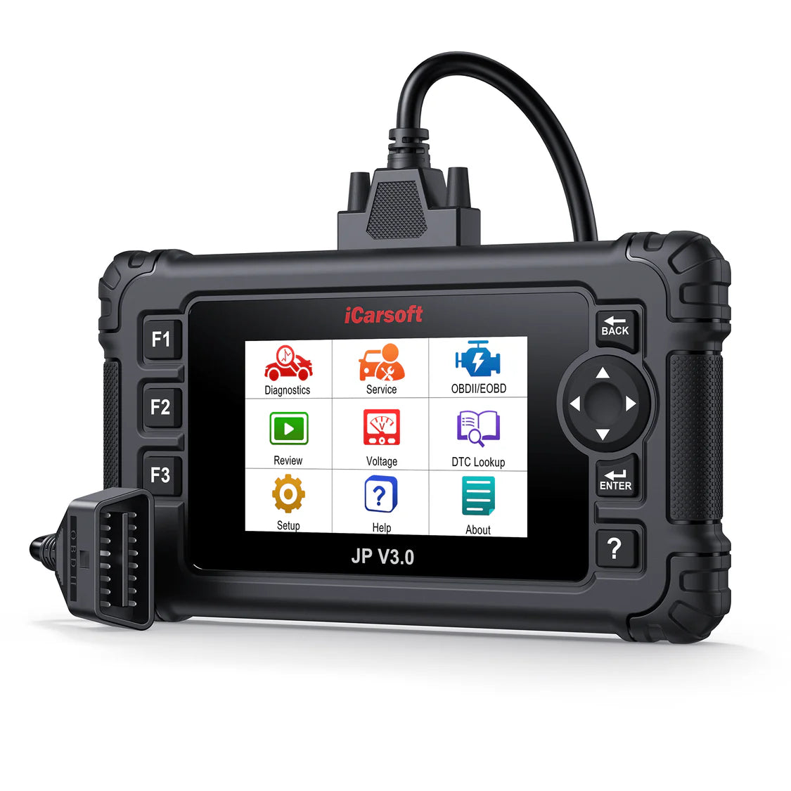 iCarsoft JP V3.0 – Felkodsläsare OBD2 Diagnosverktyg för Japanska & Koreanska Bilar
